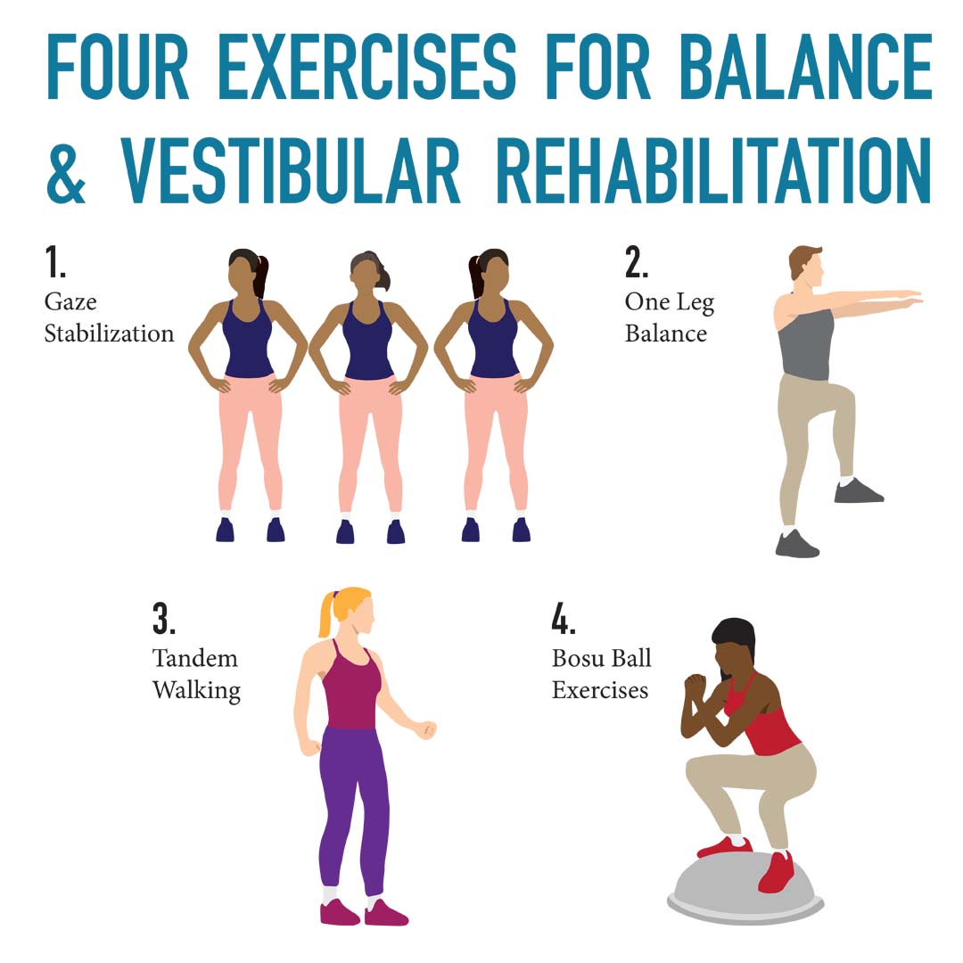 Four Exercises for Balance & Vestibular Rehabilitation - Renew